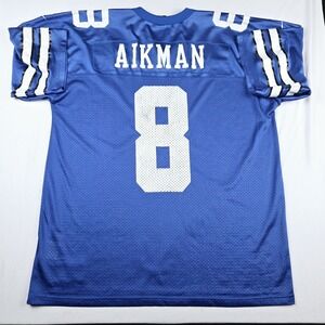 Troy Aikman Dallas Cowboys Vintage Nike Red Tag Distressed Jersey #8 XL